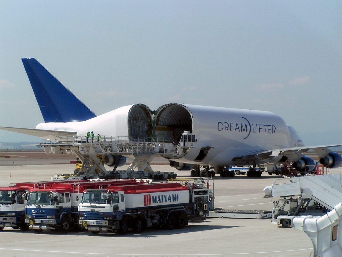 How Does The Boeing Dreamlifter S Swing Tail Door Work