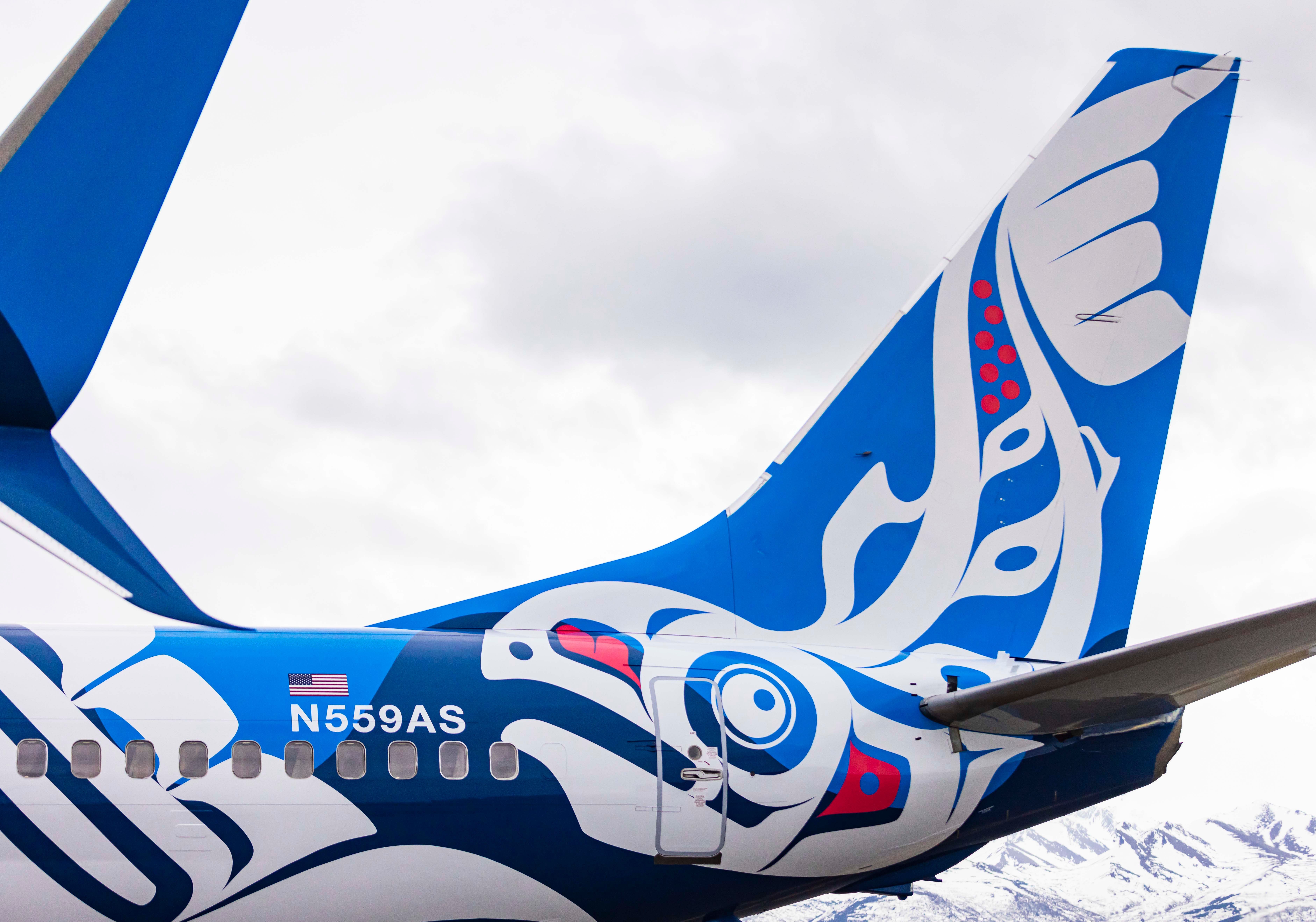 Salmon Thirty Salmon Livery Is Back At Alaska Airlines With An