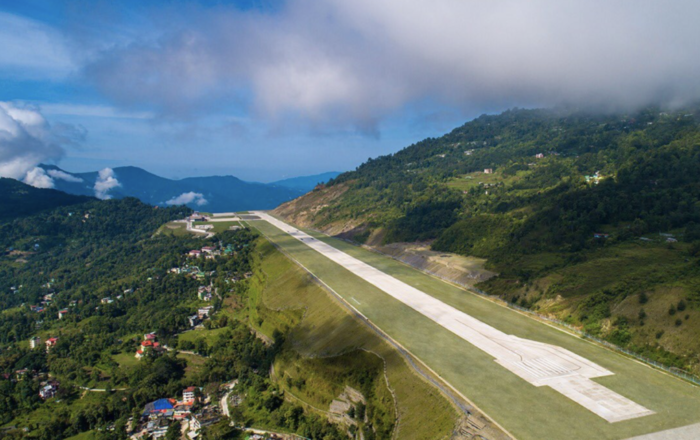 Pakyong airport runway