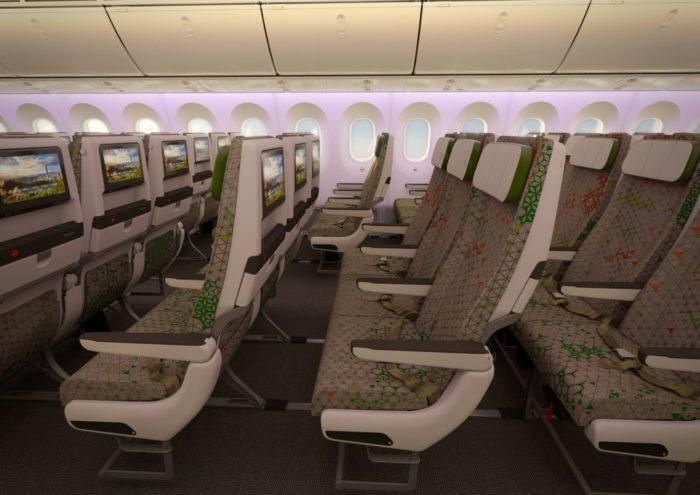 EVA Air 787 economy class