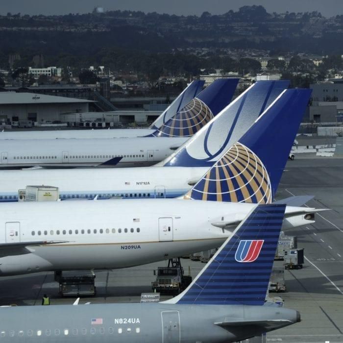 United airlines at SFO