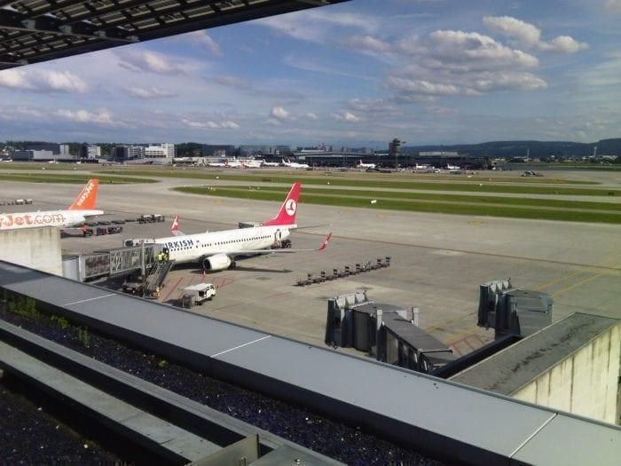 Zurich Airport observation deck