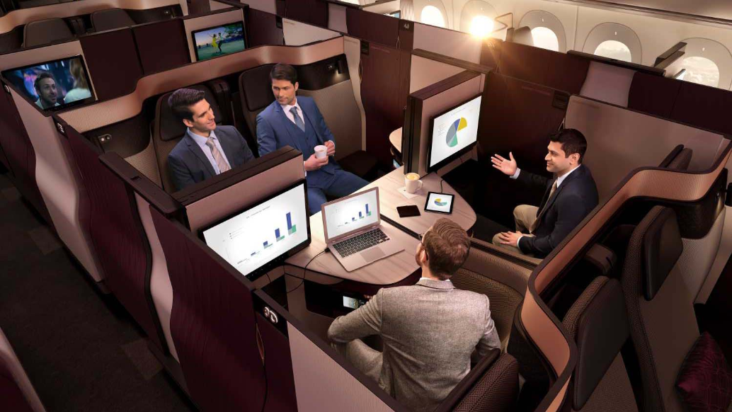 Qatar Airways' 787-9 Dreamliner Qsuite