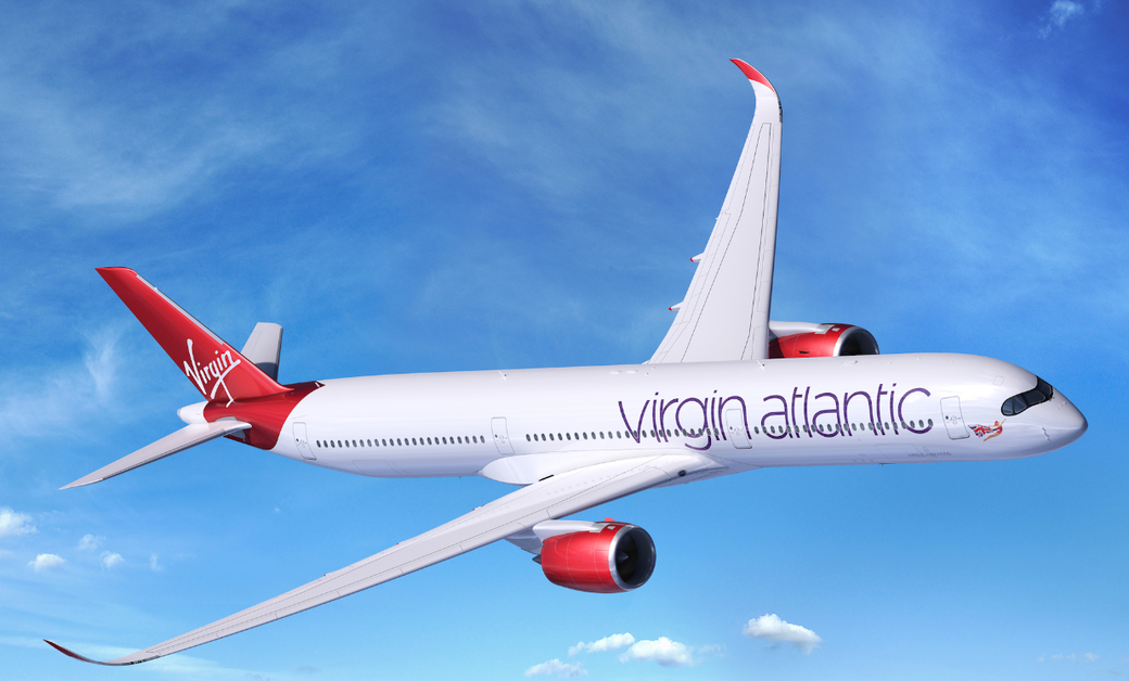 virgin atlantic ヴァージン アトランティック A350-1000 Flying virgin atlantic ヴァージン アトランティック A350-1000 Flying