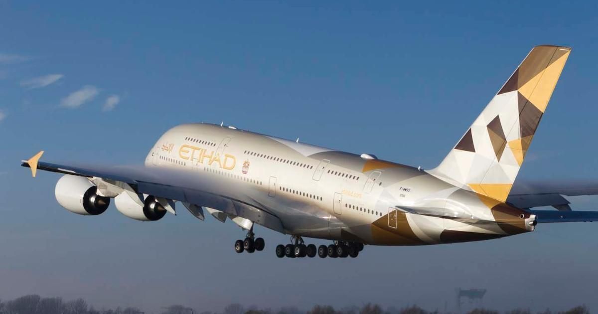 etihad airbus A380