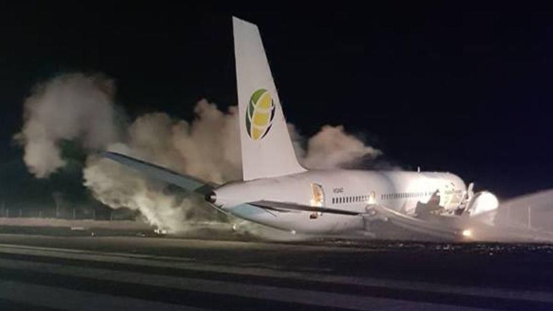 Fly Jamaica 757 Flight Bound For Toronto Crashes In Guyana