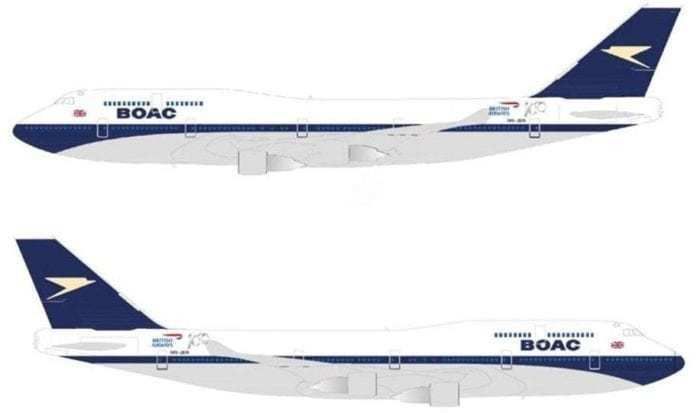 British Airways Boeing 747 To Be Painted In Retro BOAC Livery