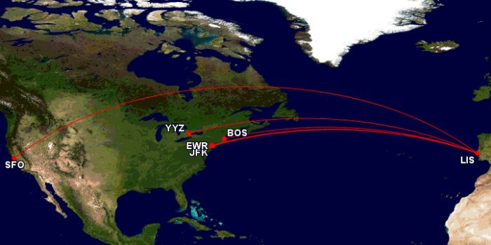 North american routes