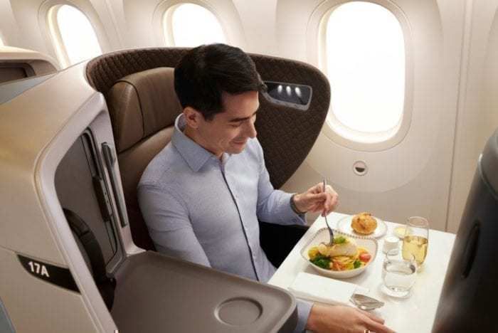 SIA Business Class Seat 787-10