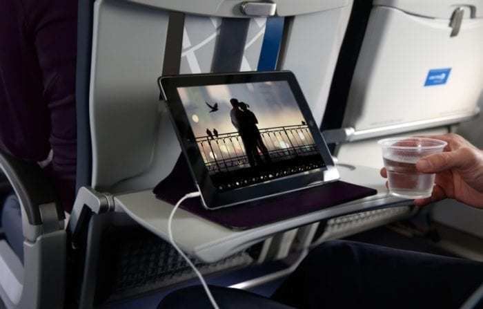 United Airlines Personal Device Entertainment