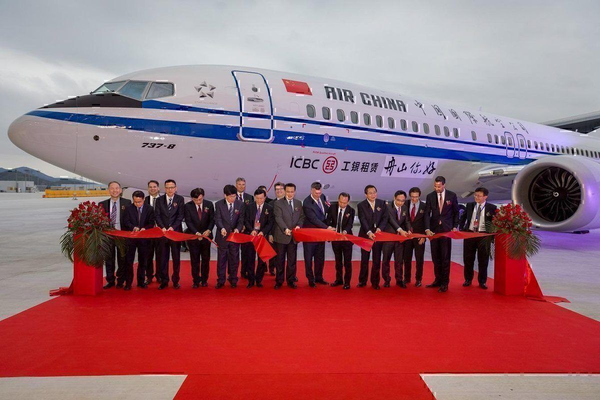 First Boeing 737 Emerges From Chinese Completion Factory