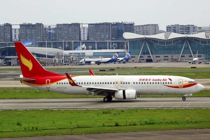 Lucky Air Boeing 737 Takeoff
