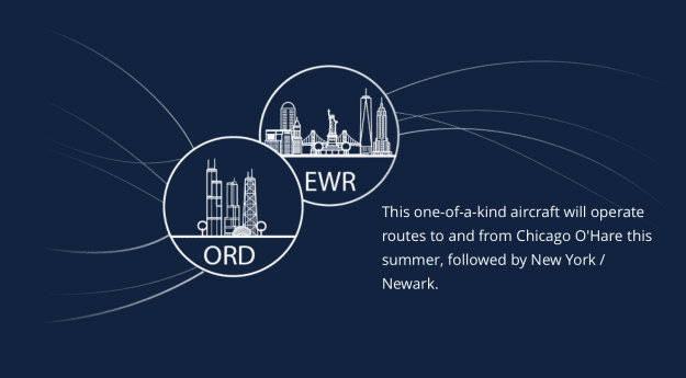 Routes for the CRJ550
