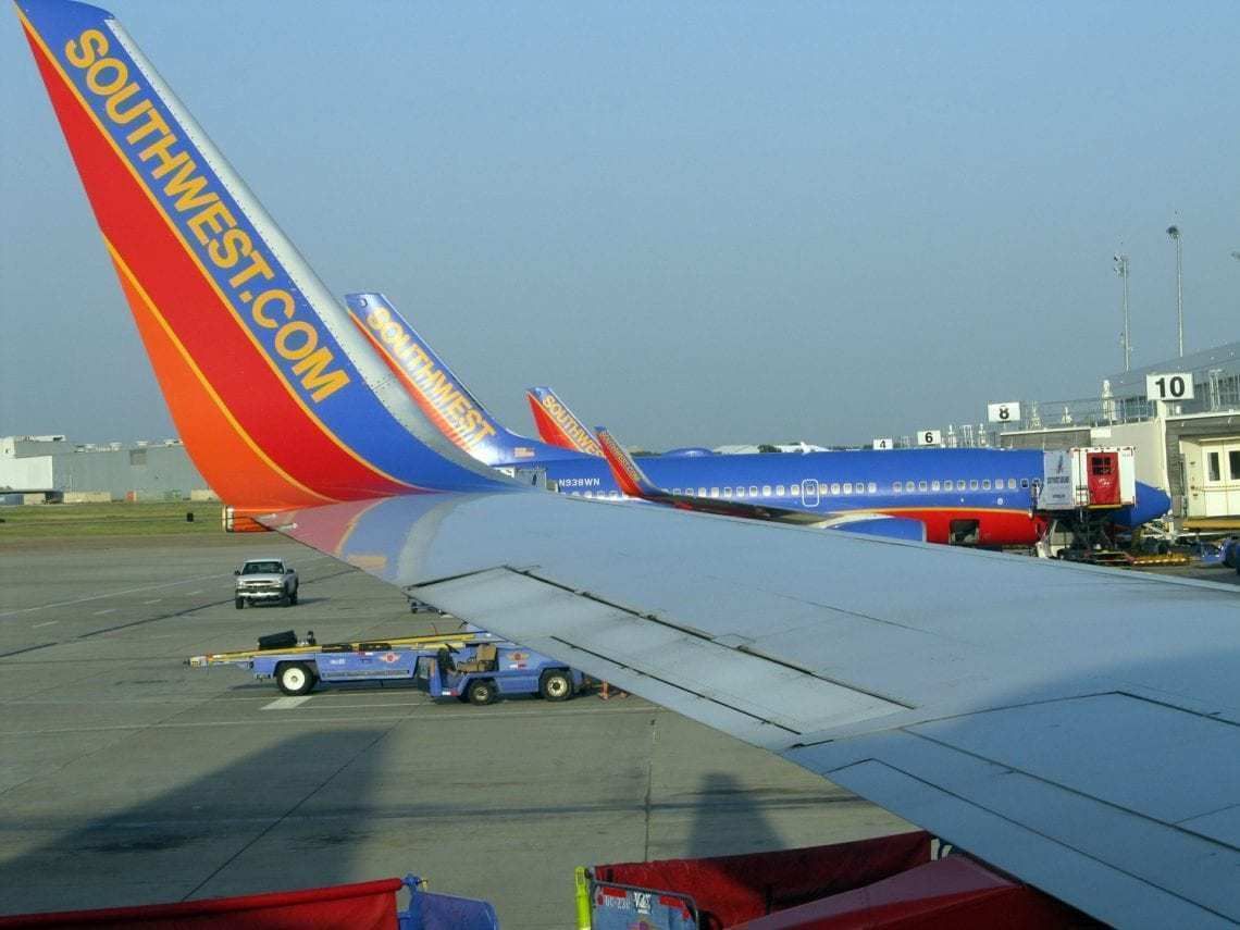 Southwest Airlines airplanes Grounded