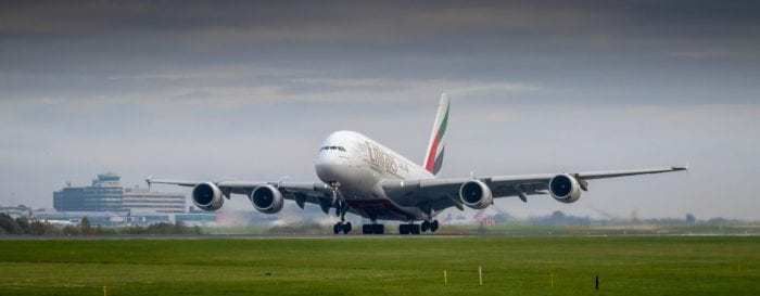 Emirates A380 Jumbo Jet