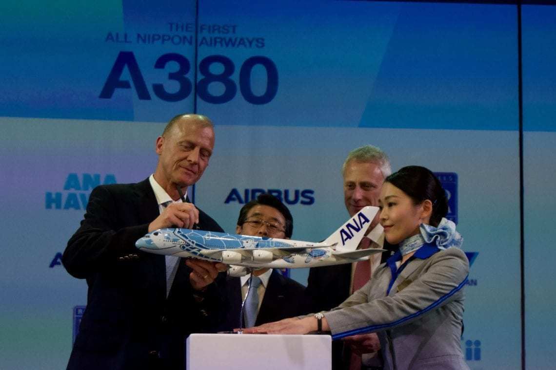 ANA A380 Delivery