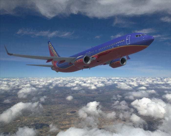 Boeing 737-800 in Southwest Livery