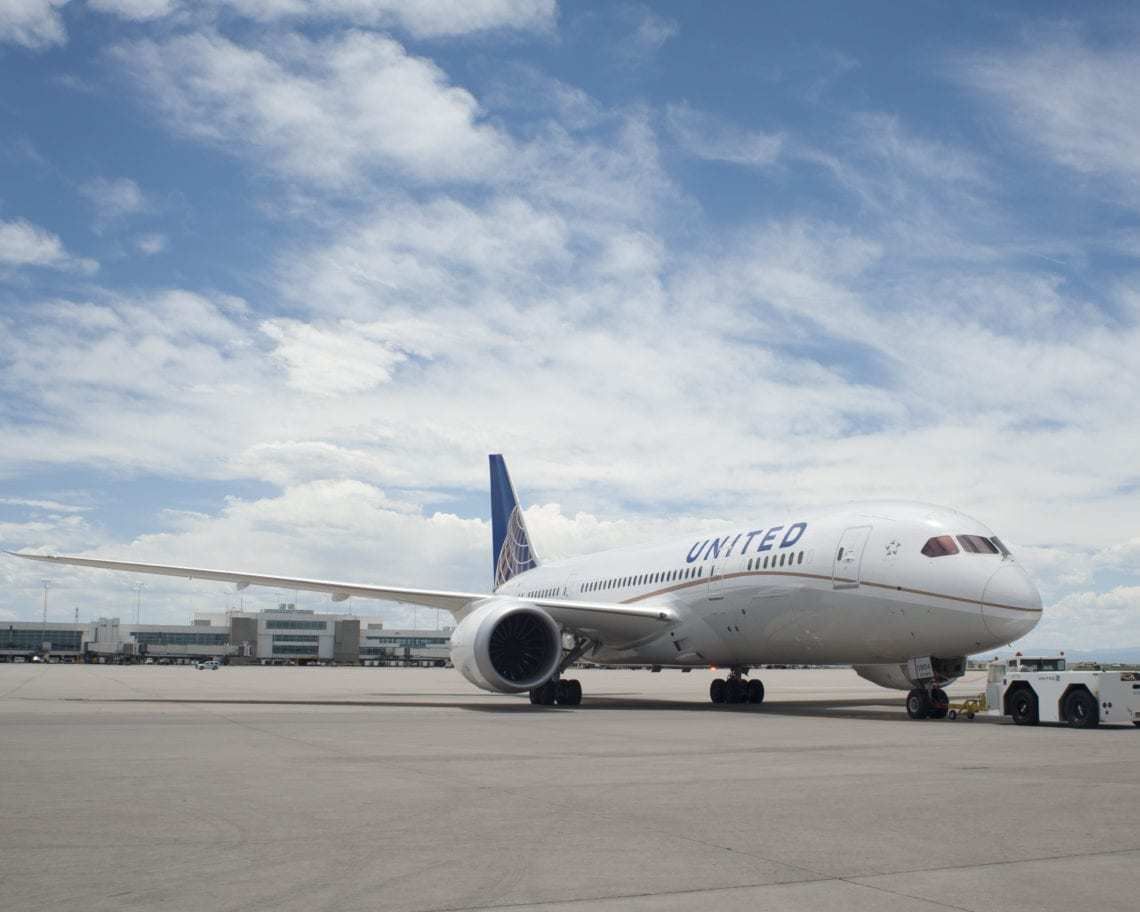 United Airlines aircraft at Denver International Airport