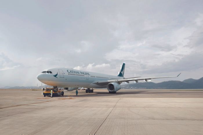 A Cathay Pacific A330-300. 