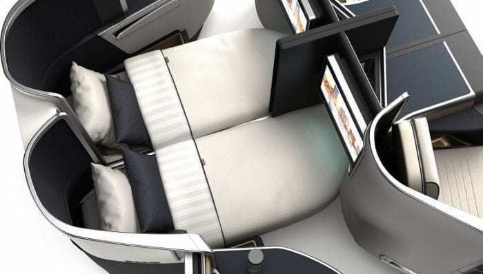 Optima Business Class Seat Bed View