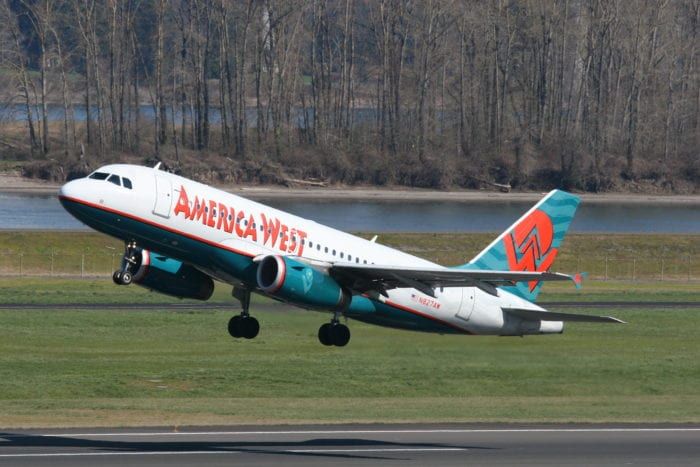 America West A319 