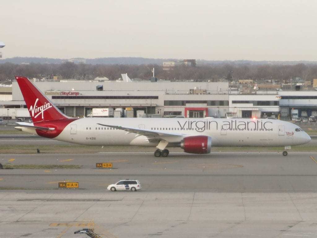 A Virgin Atlantic Boeing 787-400
