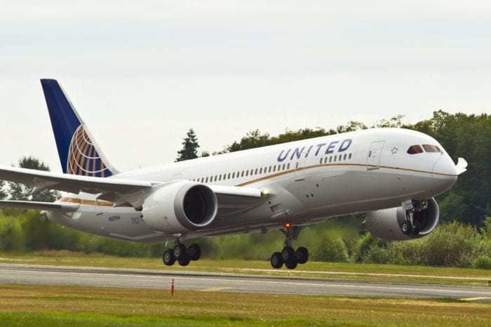 United Aircraft during takeoff
