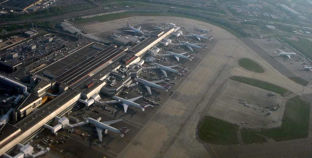 London Heathrow Airport from Above