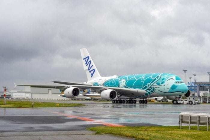 ANA Green A380