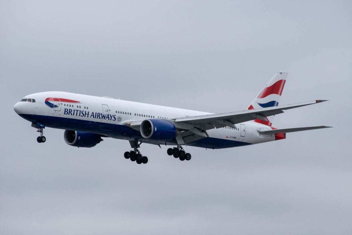 British Airways Turbulence