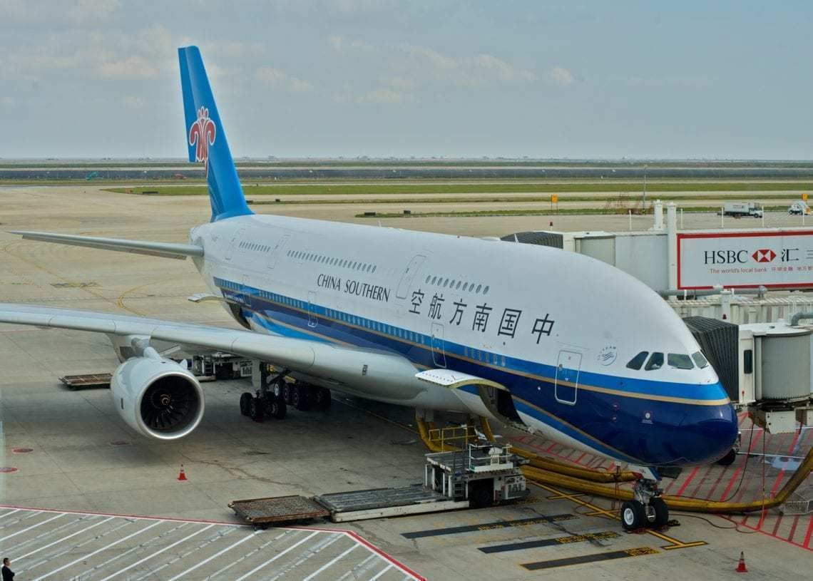 China Southern A380 Hail