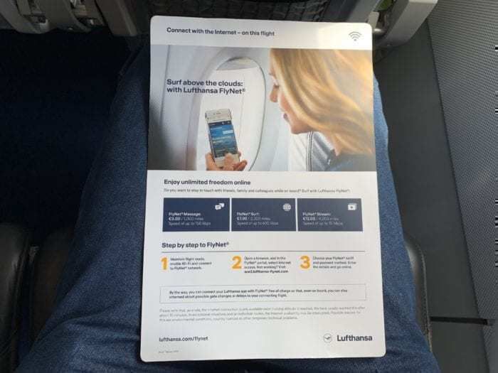 Lufthansa Wifi