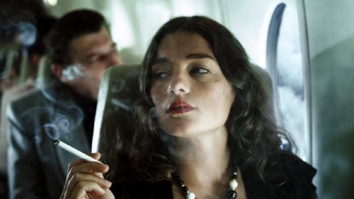 smoking on a plane