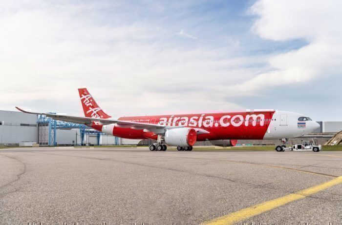 First Airbus A330neo For Air Asia Takes First Flight