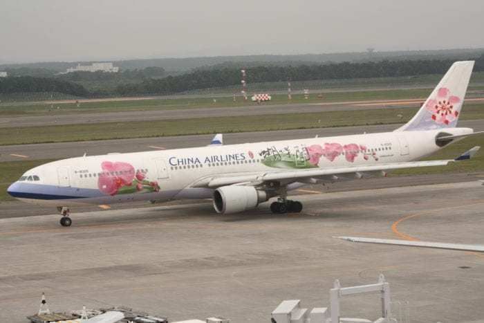 China Airlines A330 on the apron