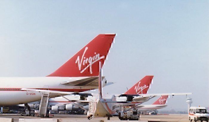 Virgin Aircraft tails