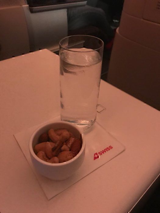 Swiss J water and nuts