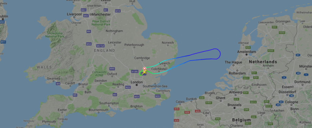 Jet2-A321-escouted back to Stansted