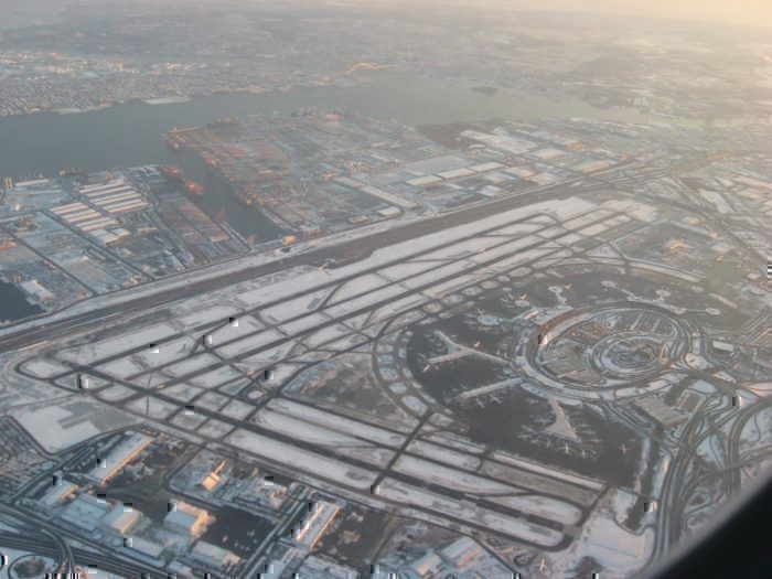 Newark Airport from above