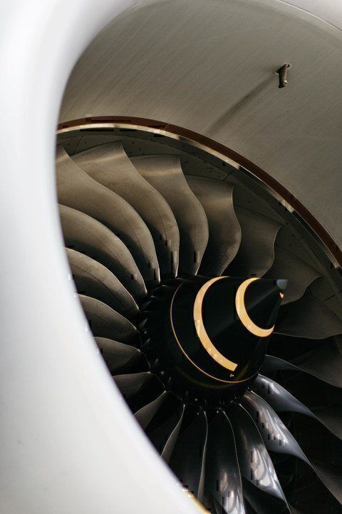 British Airway 787-900 engine