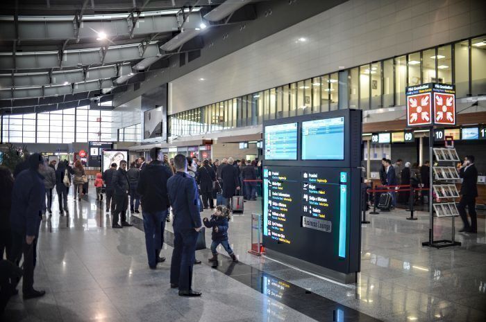 Pristina Airport interior