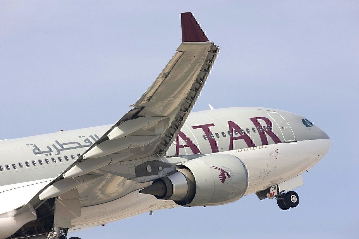 Qatar Airways take-off