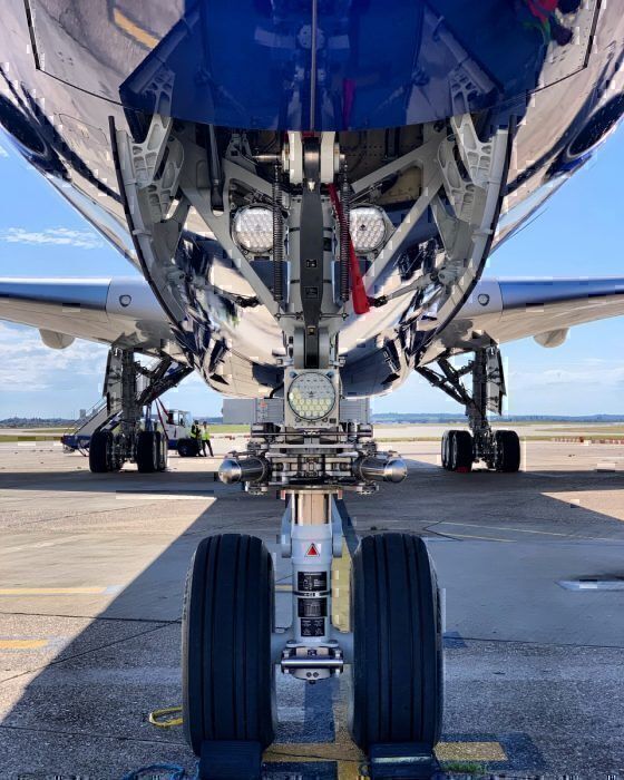 British Airways Airbus A350 Landing Gear