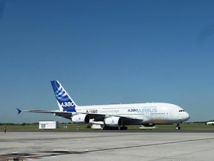 A380 in Ezeiza