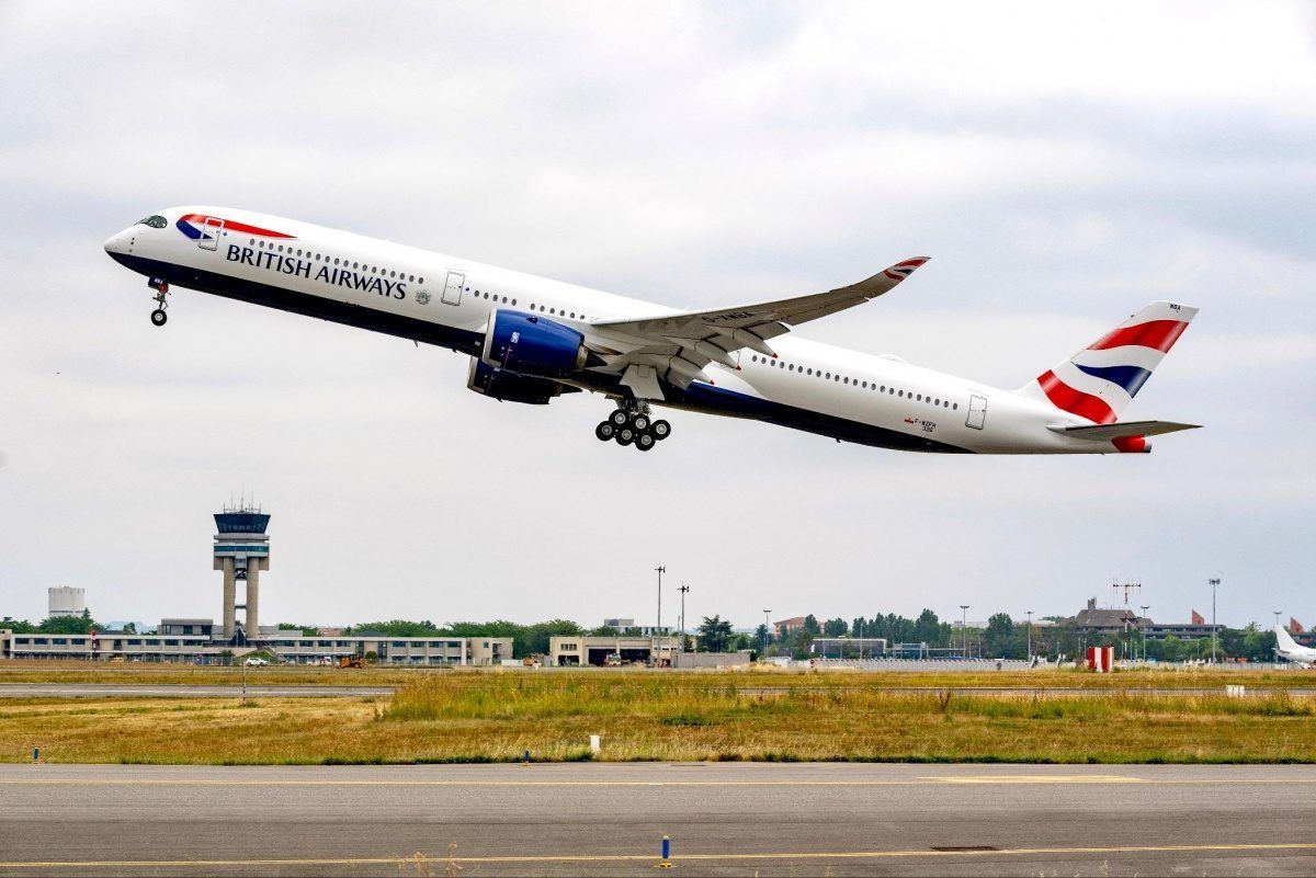 British Airways A350 Acceptance Flight