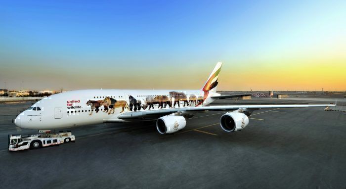 Emirates wildlife livery