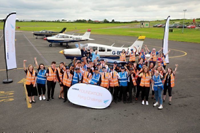 Airbus UK Aviation Skills Students