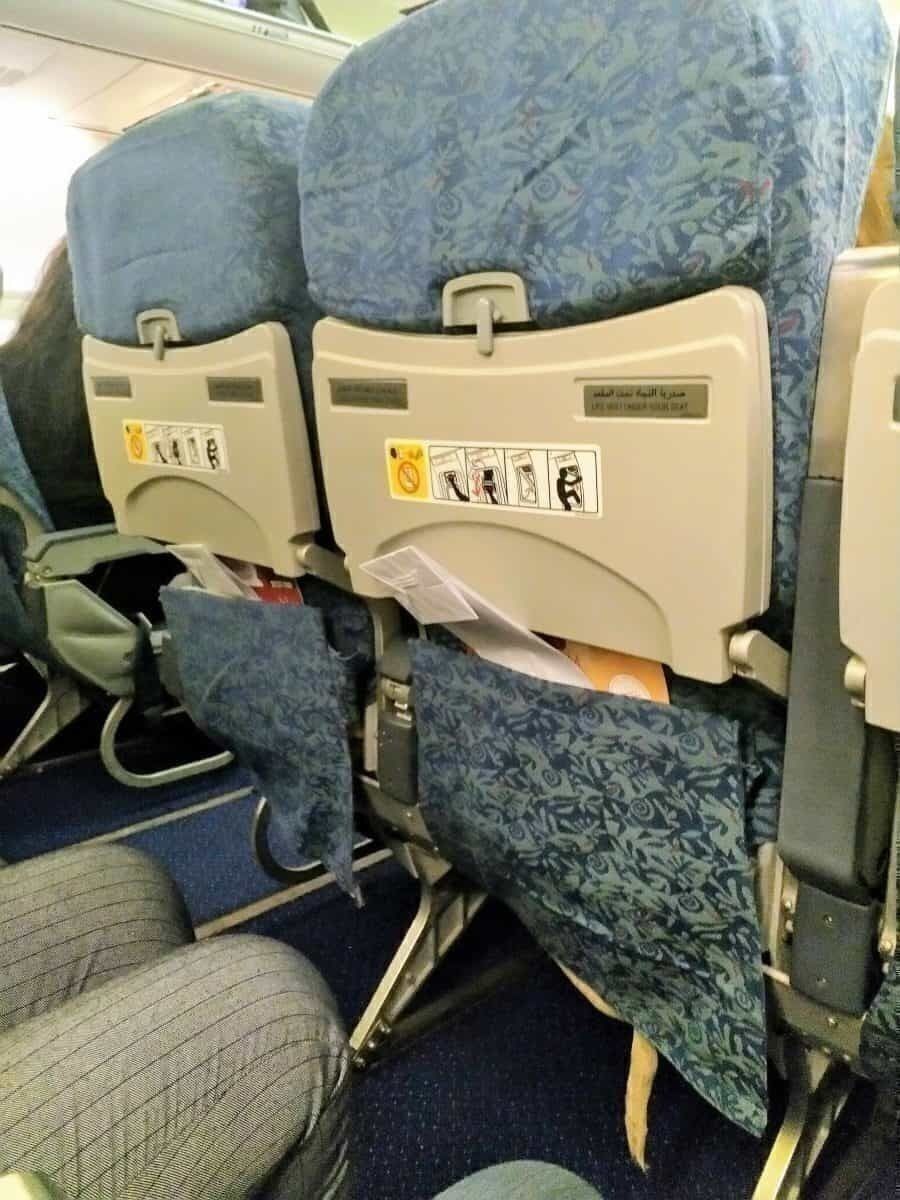 RAM 737-700 Economy class seat cover pattern