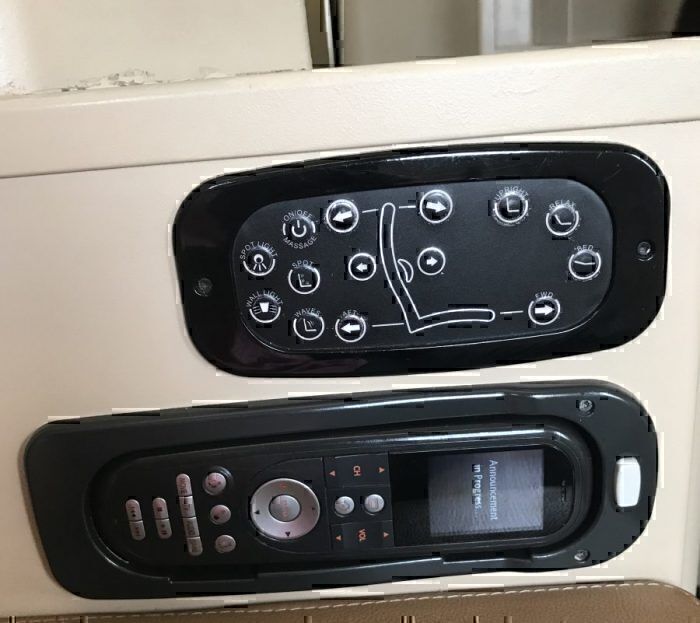 Seat controls and remote control