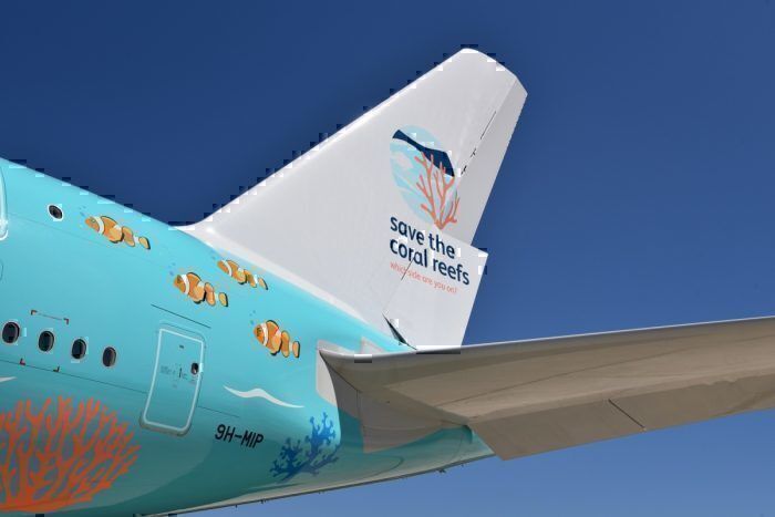 Save the coral reefs livery